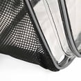 thumbnail image 5 of Clear Backpack for Stadium Events, Heavy Duty Transparent Bookbag with Reinforced Strap, Large Capacity See Through Clear Bag, 5 of 7