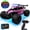 Deep Pink, variant on WonderStone 1:16 Remote Control Car with Spray Function, 2.4GHz RC Truck with 2 Batteries, LED Lights and Sound, Off-Road Racing Vehicle for Boys & Girls Ages 3–10