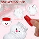thumbnail image 2 of 10 juegos de botellas de jugo vacías con gorros y bufandas de muñeco de nieve., 2 of 7