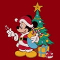 thumbnail image 2 of Mens Mickey & Friends Christmas Tree Santa Mouse T Shirt, 2 of 5