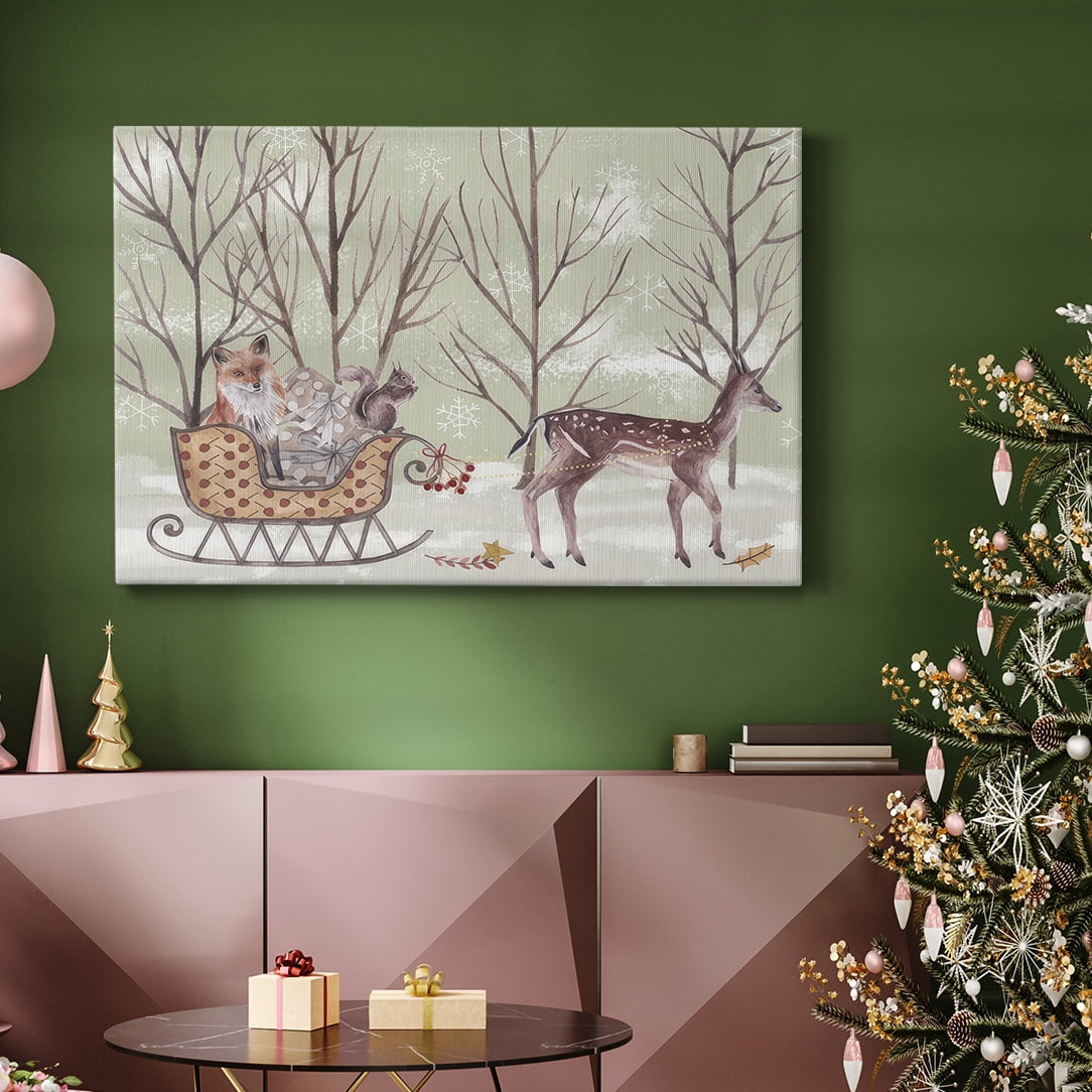 Christmas Time I- Gallery Wrapped Canvas