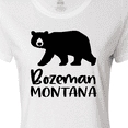 thumbnail image 4 of Inktastic Bozeman, Montana Black Bear Silhouette Women's T-Shirt, 4 of 5