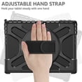 thumbnail image 5 of Dteck for Microsoft Surface Pro 10 Case 13 inch 2024,Heavy Duty Shockproof Rugged Case for Surface Pro 9 with Kickstand and Hand Strap, Compatible with Type Cover Keyboard,Black, 5 of 9