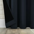 thumbnail image 5 of Sun Zero Bergen Theater Grade Extreme 100% Blackout Rod Pocket Curtain Panel, 40"X96", Navy, 5 of 9
