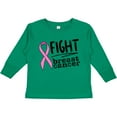 thumbnail image 3 of Inktastic Fight Breast Cancer Pink Ribbon Boys or Girls Long Sleeve Toddler T-Shirt, 3 of 5