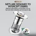 thumbnail image 5 of 2-Pack Pop Up Bathroom Sink Drain Strainer - Stainless Steel Hair Catcher with Removable Filter Basket - Universal Sink Stopper Replacement for Clog Prevention, 5 of 6