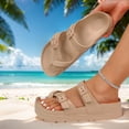 thumbnail image 4 of La Playa Al Aire Libre Desliza Las Sandalias Plataforma Mujeres Antideslizantes Cómodas para El Verano, 4 of 9