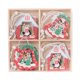 thumbnail image 1 of 12 piezas de adornos navideños de madera para decoraciones colgantes rebanadas de madera con TFixol  Multicolor y 1B, 1 of 6