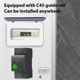 thumbnail image 4 of 2P Smart Circuit Breaker APP Wifi Enabled Circuit Breaker Electricity Statistics Leakage Switch with Leakage Protection Overvoltage and Undervoltage Protection Mobile Phone Remote Control f, 4 of 7