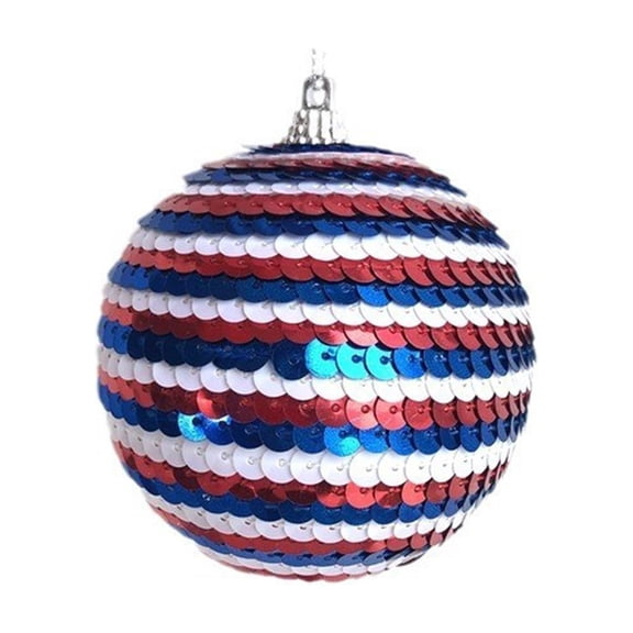 Set of Patriotic Hanging Balls for 4th of July Decorations and Independence Day Tree Ornaments Red White and Blue Ball Set for Memorial Day Party Wall and Indoor Home Holiday Decoration