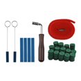 thumbnail image 1 of Piano Tuning Tools Professional Piano Tuning Hammer Wrench Lever Tool Kit with Strip Rubber Mutes Felt Balance Rail Punchings Piano Instrument Turning Maintenance Fastening Tool, 1 of 7
