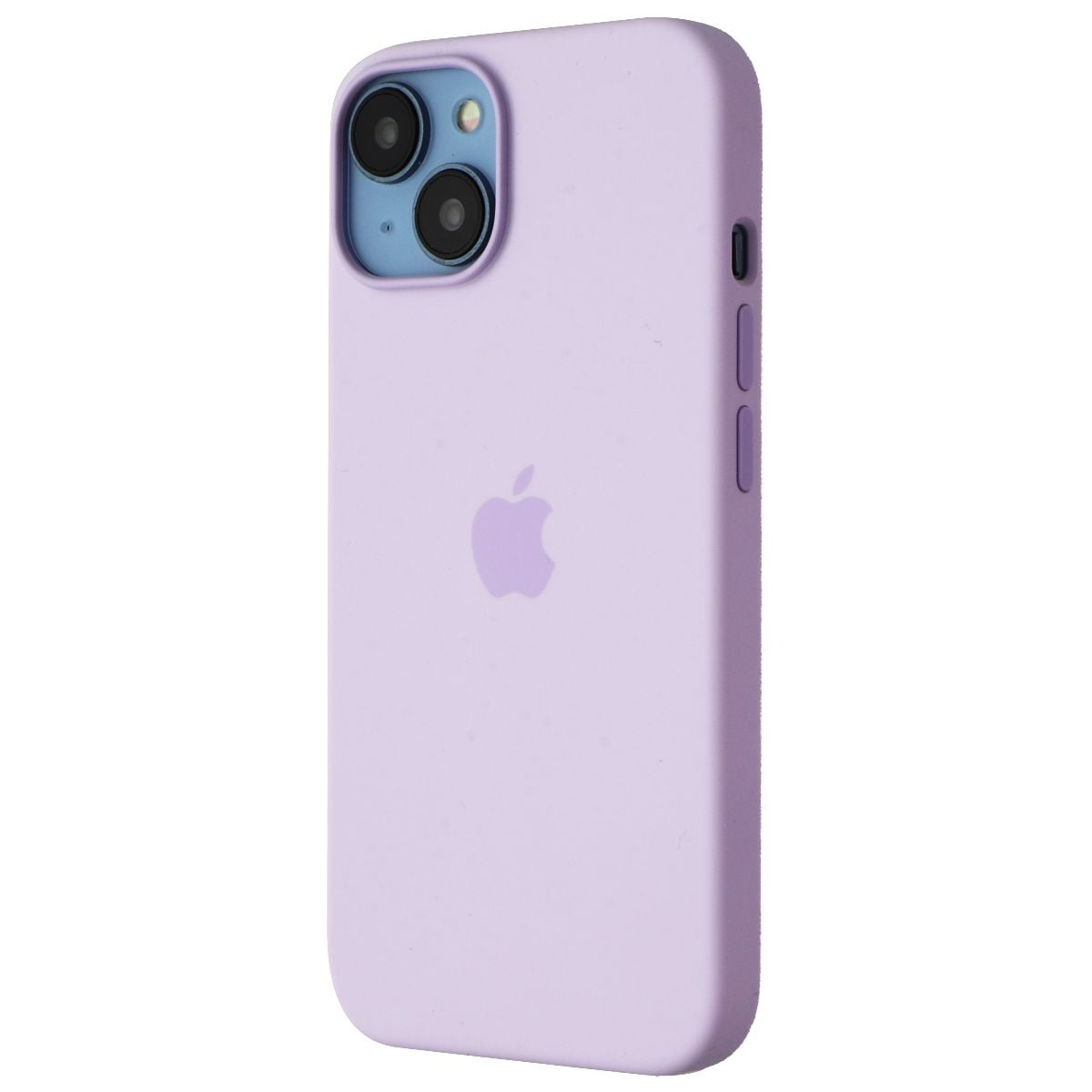 iphone 14 silicone case with magsafe lilac