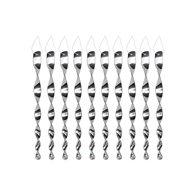 nipocaio Répulsif Barre Effaroucheur Oiseaux Effaroucheur d'oiseaux pour Balcon,Répulsif Réfléchissants Spirale Oiseaux 360 Degrés Réfléchissant en Spirale Lumineux pour Balcon,Arbres Fruitiers,Potager 3PCS