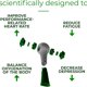 thumbnail image 2 of 1 unidad - Entrenador de respiración - Ejercicio de capacidad pulmonar - Verde - Portátil y ajustable, 2 of 5