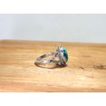 thumbnail image 2 of Heaven Crafts 925 Sterling Silver Natural Turquoise Ring Green Gemstone Best Friend Gift For Her Handcrafted Gift Item, 2 of 4