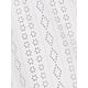thumbnail image 5 of Vestido midi de verano sin tirantes de encaje con cinturón para mujer XL blanco, 5 of 6