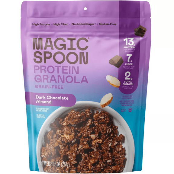 Magic Spoon Dark Chocolate Protein Granola, 8oz