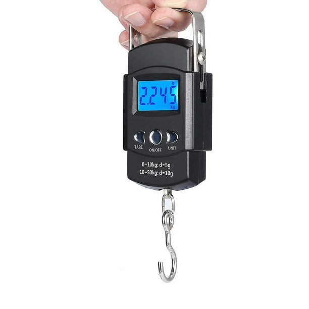 Digital Luggage Scale,110lb/50kg Electronic Digital Scales Hand Scale 