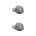 thumbnail image 1 of Jumpingount Gorra de béisbol de algodón para mujer, gorra de malla de repuesto ajustable transpirable con bordado de Color sólido a prueba de Plata 2piezas, 1 of 6