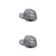 thumbnail image 3 of Guardurnaity Gorra de béisbol de algodón para mujer, cúpula a prueba de sol, Color sólido, brillante, a prueba de viento, transpirable, malla de Plata 2piezas, 3 of 6