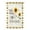 Beige Yellow, variant on Sheer Curtains 54 Inch Length, Sunflowers Semi Sheer Curtains Light Filtering Window Treatment, Farmhouse Country Bee Wooden Grain Privacy Voile Drapes for Living Room Bedroom 52x54 Inch