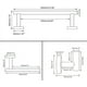 thumbnail image 3 of Accesorios de baño en negro mate, portarrollos de papel higiénico, toallero de pared y gancho, 3 piezas, 3 of 5