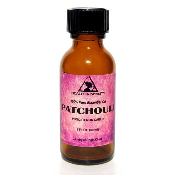 Patchouli essential oil aromatherapy natural pure glass bottle 1.0 oz, 30 ml