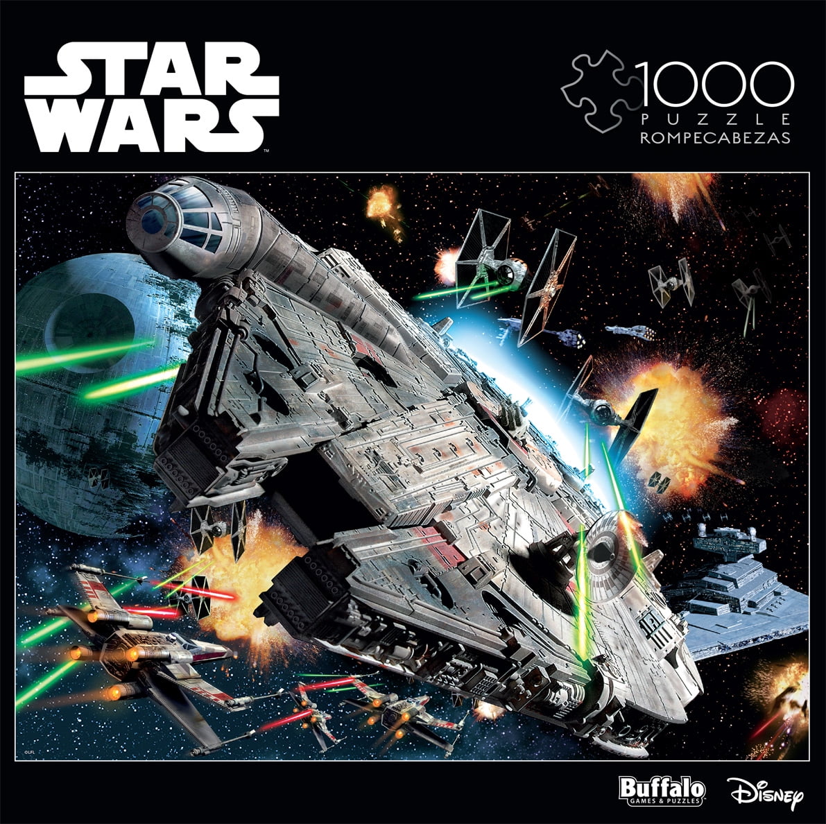 Buffalo Games 1000-Piece Star Wars Punch It Adult Interlocking Jigsaw Puzzle