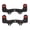 Red, variant on LAZIOEGR 2Pcs Carbon Fiber Steering Wheel External Horn Button Kit for 6 Bolts Red (7.87 inches / 20 cm)