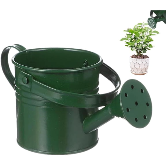 Watering Can Outdoor | Decorative Gardening Pot with Handle - Galvanized Watering Can for Outdoor Plants,for Lawn Patio Backyard Family Friends Neighbors Gardeners Kids Elderly