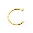 thumbnail image 2 of Nose Ring Pack of 7 Multiple Sizes 20g and 22g Gold IP, 2 of 5