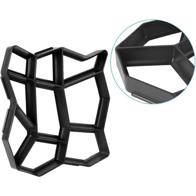 KAIYANG Molde de piedra para hacer caminos reutilizable, molde para hacer caminos de patio hechos a mano