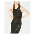 thumbnail image 3 of Bar Iii Womens Metallic Shine Bodycon Dress, 3 of 4