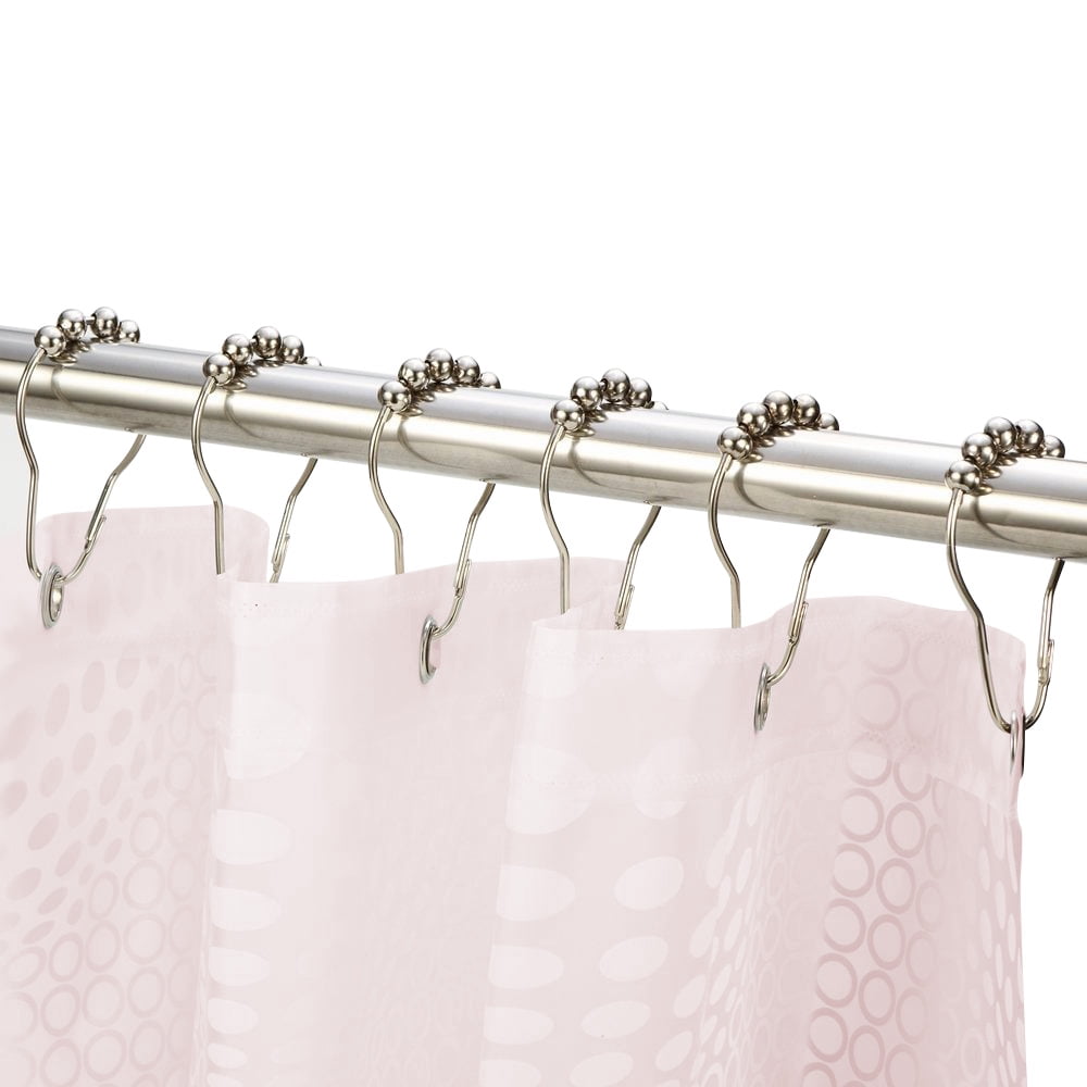 12pcs Shower Curtain Hooks Polished Stainless Steel Curtain Rings With Roller Ball Walmartcom Walmartcom 12pcs Shower Curtain Hooks Polished Stainless Steel Curtain Rings With Roller Ball Walmartcom Walmartcom