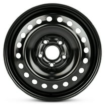 For 2008-2015 Nissan Rouge 16 Inch Painted Black Rim - OE Direct Replacement - Road Ready Car Wheel