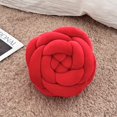 thumbnail image 2 of 1Pcs Throw Pillow Fuzzy Long Faux Fur Flower Shape Fluffy Sofa Bedroom Decoration Lumbar Back Cushion Home Supplies, 2 of 3
