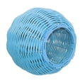 thumbnail image 2 of syligr Plastic Woven Bird Hammock Small Pet Bird Sleeping Nest Bird Cage Accessories for Parrots Cockatiels Lovebirds 5.9 Inch Hanging Chew-Resistant Warm House, 2 of 6