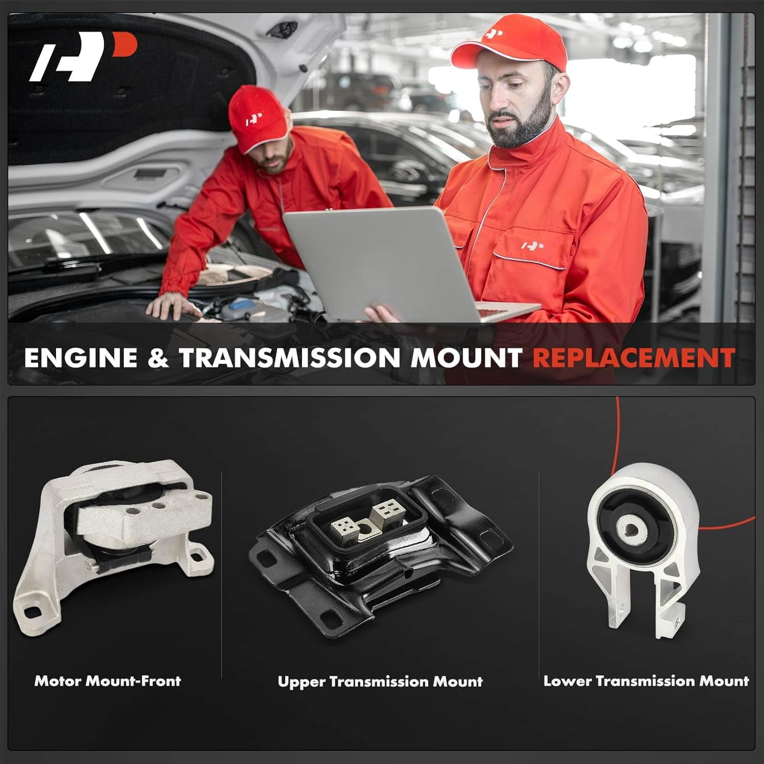 A-Premium 3PCS Engine Motor Mount and Transmission Mount Kit Compatible with Ford Focus 2013-2018, 2.0L