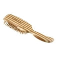 thumbnail image 4 of Bass Brushes Semi S Shaped Hairbrush with Wood Pins & Handle 1 Brush, 4 of 5