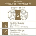 thumbnail image 4 of Crafted by Catherine Candy Cane Curl Up Super Bulky Yarn, 104 yards, 7oz/200g (2 Pack), 4 of 5