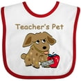 thumbnail image 3 of Inktastic Teacher's Pet Boys or Girls Baby Bib, 3 of 4