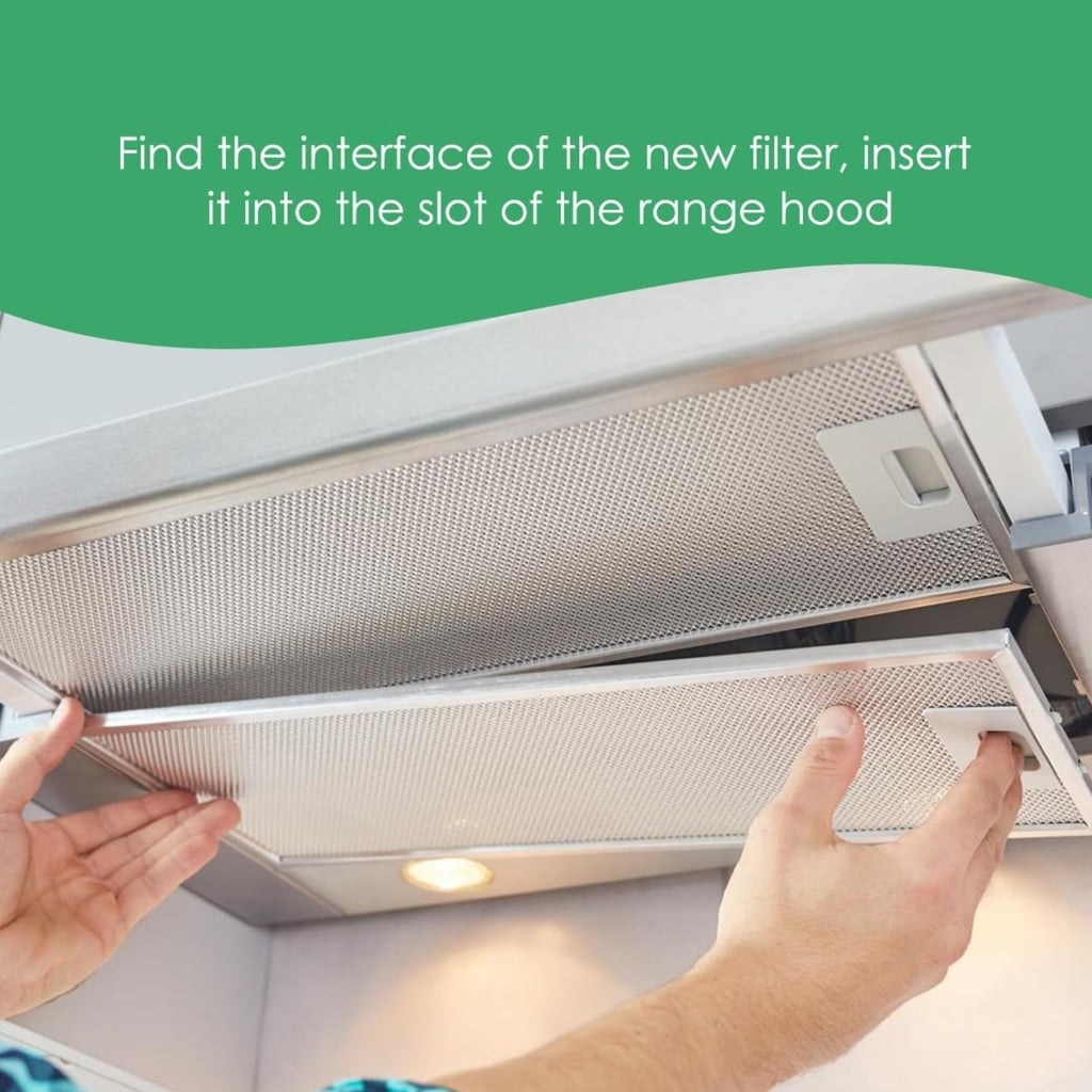 Sinyiin Range Hood Filter Cooker Hood Filter Indoor BBQ Hood Filter Oil Purifier Filter Range Hood Filter for Kitchen Cooking