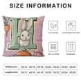 thumbnail image 5 of YINGXI Pillow Case for Home Sofa Couch Decor （Pink 12x12in, 5 of 5