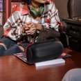 thumbnail image 2 of Wireless Speaker Storage Bag Wireless Microphone Carrying Pouch Mic Storage Case Black, 2 of 9