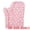 Pink, variant on Unique Bargains Soft Heat-Resistant Cotton Oven Mitts 2 Pcs Yellow 10.2x5.5 Inch