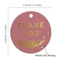 thumbnail image 6 of Inkdotpot Pack Of 100 Real Gold Foil Paper Tags Thank You Bridal Shower-Baby Shower-Retirement-Wedding-Birthday Favor Hang Tags, 6 of 7