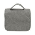 thumbnail image 1 of Neceser de viaje plegable de negocios para hombre, bolsa de aseo colgante impermeable de gran capacidad, color gris, 1 of 5