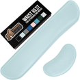 thumbnail image 1 of GORILLA GRIP Silky Memory Foam Wrist Rest for Computer Keyboard, , Ergonomic Design for Typing Pain Relief, Desk Pads Support Hand and Arm, Mousepad Rests, Stain Resistant, 2 Piece Pad, Black, 1 of 10