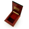 thumbnail image 2 of Extraordinary Orange-red Ercolano Music Jewelry Box - "Bless the Day" by Simon Bull - Nadia's Theme, 2 of 2