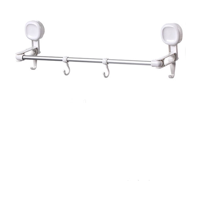 Towels for Bathroom Suction Cup Towel Rack Retractable Rod Bathroom Corner Accent Gift Towel Racks for Bathroom